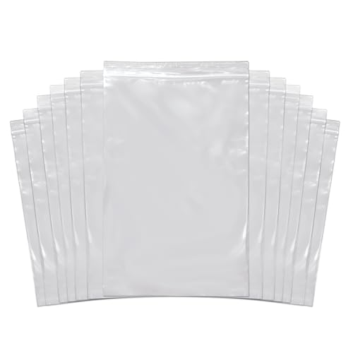 SNL Quality - 200 Bags 6" X 9" 2 MIL - Zipper Lock Reclosable Clear Disposable Plastic Bags, Strong