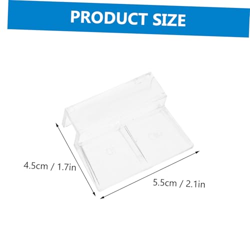 TOYANDONA 4pcs Acrylic Fish Tank Cover Support Bracket Sturdy Lid Holders for Various Open Aquariums Easy to Install and Wear- Design for Preservation