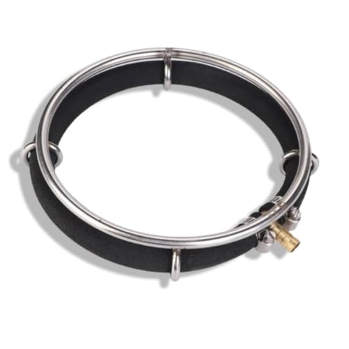 Cyrank Aquarium Air Stone, Fish Tank Bubbler Round Air Bubble Diffuser Rings Round Bubble Stone for Aquarium Water Pipe Bubbler Airstone Bubbler(15cm) - size: 15cm