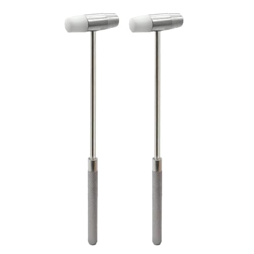 Lightweight Small Hammer, Jewelry Mallet, Craft Hammer for Small Projects, Jewelry, Watch, Tuning, Woodworking, DIY, Leather, Anti Slip Grip, 2 Pcs - color: Dual Head Hammer, 2pcs
