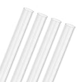 M METERXITY 4-Pack Clear Rigid Acrylic Pipe, 13mm[0.51"] ID x 15mm[0.59"] OD Plastic Round Tube for Water Cooling System/Lamps/Fountains/Aquariums/Display Stand, Acrylic Tubing [305mm/12IN] - size: 13mm ID x 15mm OD