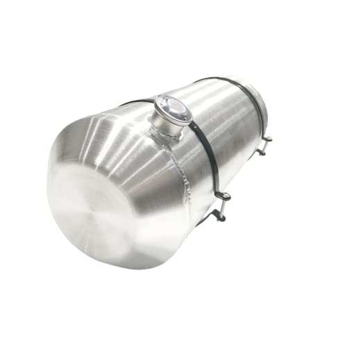 JSD 14.5 Gallons 12"x30" Aluminum Spun Round Gas Tank Fuel Cell Tank End Fill 3/8" NPT Outlet -Off-road, mini bike,go kart - size: 12" x 30"