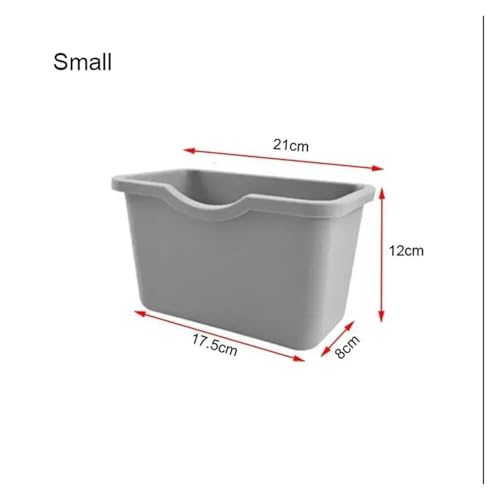 Grey Plastic Aquarium Tool Holder Bracket Tank Edge Mount Organizer for Maintenance Tools & Fish Tank Accessories(Grey Small) - color: Grey Small