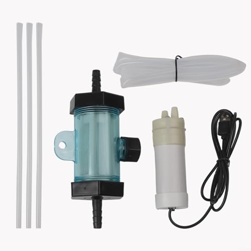 FABULETTA Electric Cleaner, USB Siphon Pump for Aquarium Fish Tank Cleaning, Quick Water Change Tool for Freshwater and Seawater Environments(1 Meter) - size: 1 Meter