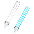 13W UV Light Bulb, Outdoor Pond U-V-C Light Clarifier Compatible with JUP-01 UVE9 CF400 CF500 CP-9 UV Light for Fish/Turtle Tank/Aquarium, 2 Pack 13W UV Pond Lights for G23 Base - size: 13W-UVLB-2P