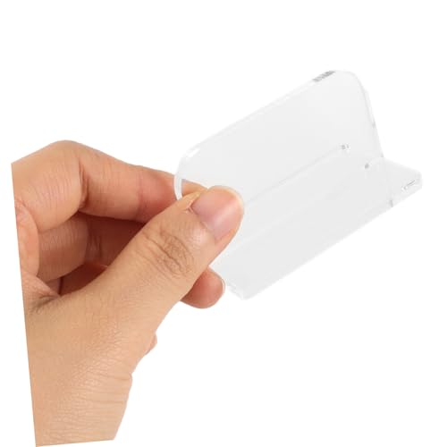 COLLBATH 4Pcs Aquarium Lid Handles Sturdy Acrylic Fish Tank Cover Parts with Easy Installation Double Sided Adhesive for Secure Grip Design for Fit Lids