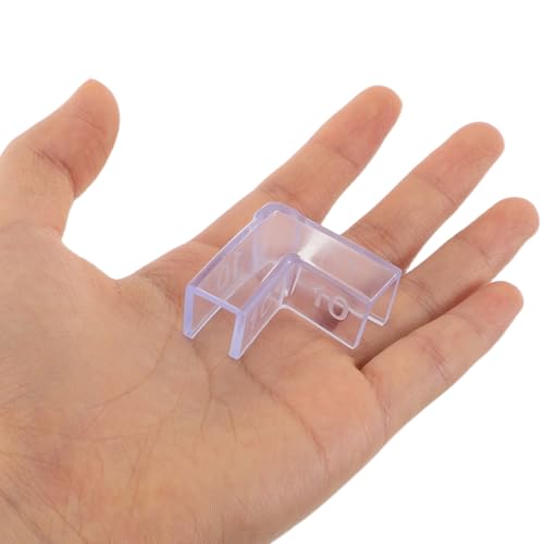 25pcs Fish Tank Glass Edge Guards 10mm Thick L-Shaped Corner Protectors for Aquarium Safety and Anti-Collision Furniture Guards