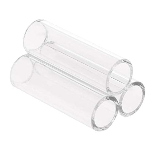 Thereisno Shrimp Shelter Aquarium Decoration Transparent Acrylic Cave Fish for Tank Landscape Accessories Betta Hideout 3-Tube 6-T Jigging Cave - color: 3 Tubes, size: 5x3.2x3cm(1.97x1.26x1.18in)