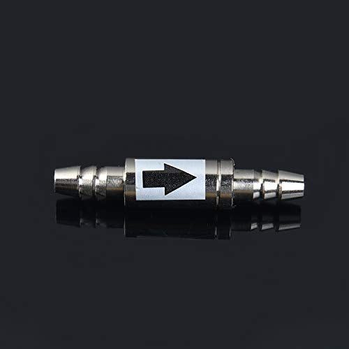 CO2 Glass Aquarium Supply Accessories, CO2 Diffuser CO2 Drop Checker CO2 Bubble Counter Check Valve for Aquarium Planted Tank (Check Valve)