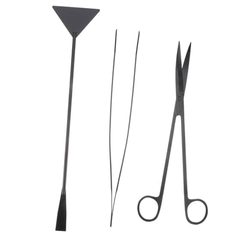 BESPORTBLE 3pcs Aquarium Cleaning Tool Set Water Plants Tweezers Scissors and Shovel for Fish Tank Maintenance and Aquascaping