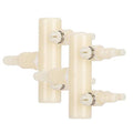 2PCS Aquarium Air Control Lever Valve, Distributor Splitter Pump Accessories Set Plastic Easy Aquarium Air Pump Special Splitter Valve with Diverter Adjustable(S 2 Heads) - color: 2 heads