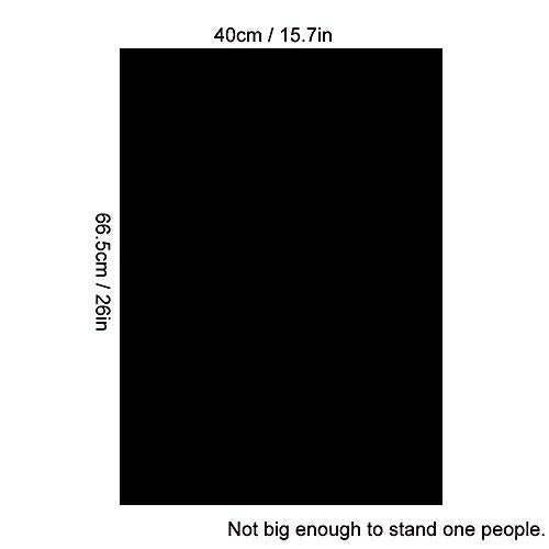 Selens 40X66.5CM 15.7X26INCH Photography Backdrop Matte&Smooth PVC Background Black