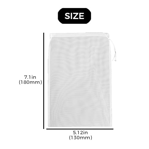 20pcs Aquarium mesh Media Filter Bag, Nylon Media Filter Bag, Suitable for Various Filters Such as Water Tank Filters, Aquarium Filters, Collection pits, Dry or Wet Filters, etc.