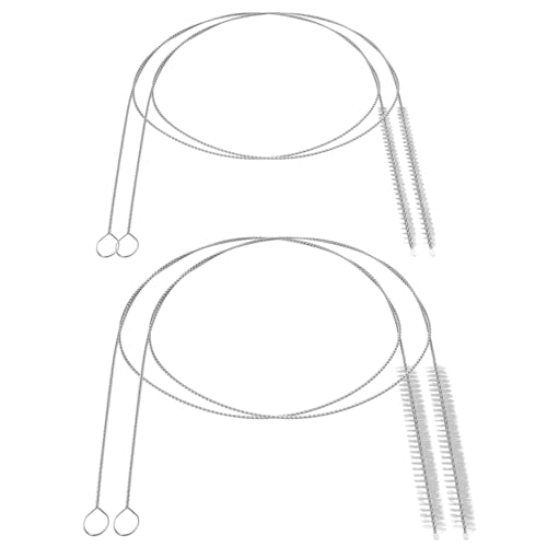 4PCS Tube Cleaner Brush 39 Inches Extra Long Straw Cleaner Brush with Soft Nylon Bristle for Cleaning Straw, Kegerator, Feeding Tube, Line, and Pump - color: 4pcs-white