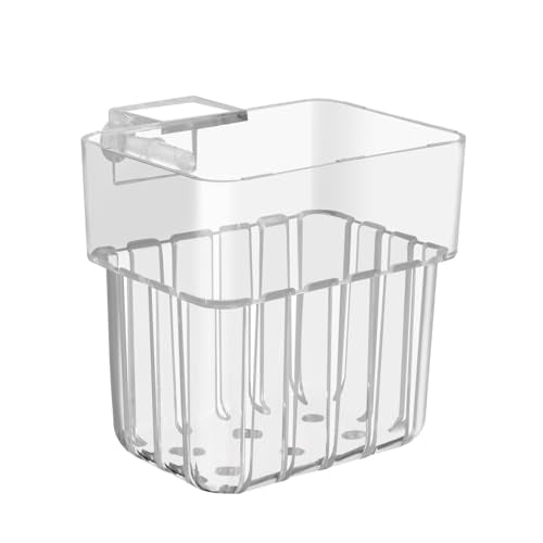 MiOYOOW Aquarium Plant Holder, Hanging Fish Tank Plant Pot Transparent Aquarium Planter Cup for Aquarium Plants Decorations - color: 1pcs
