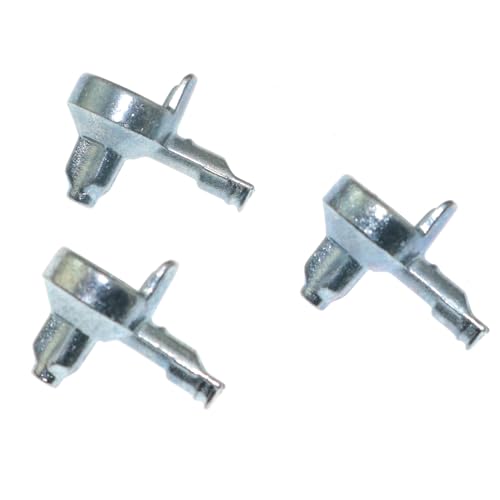 18PCS Funnel Shaped Shelf Bracket Support Pins Replacement Shelf Support Pins for Wooden Bookshelves and Storage Shelves Zinc Alloy Silver 17x14x9mm for Bookcases Storage Cabinets