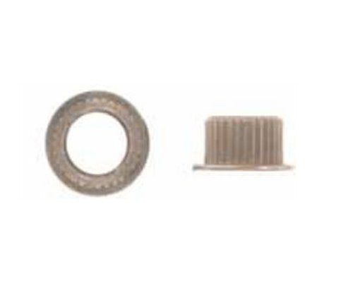 Clipsandfasteners 25 Door Hinge Pin Bushings ID .385" OD .530", Unfinished, Metal, Classic
