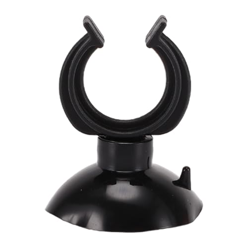 Aquarium Suction Cup, Aquarium Sucker Clip, Suction Cups Airline Tubing Holder, Fish Tank Accessories for Aquarium Fish Tank, Black, 0.67"