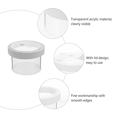 Mipcase Floating Aquarium Breeding Box Fish Tank Hatchery Openable Cover Easy Removal and Floating Design for Isolating Small Fish and Eggs - color: White