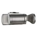 Tecmolog Adjustable Shower Head Holder for 25 mm Slide Bar, Stainless Steel Shower Bar Slider Holder Replacement Part Brushed Nickel, ST35 - color: Brushed Nickel