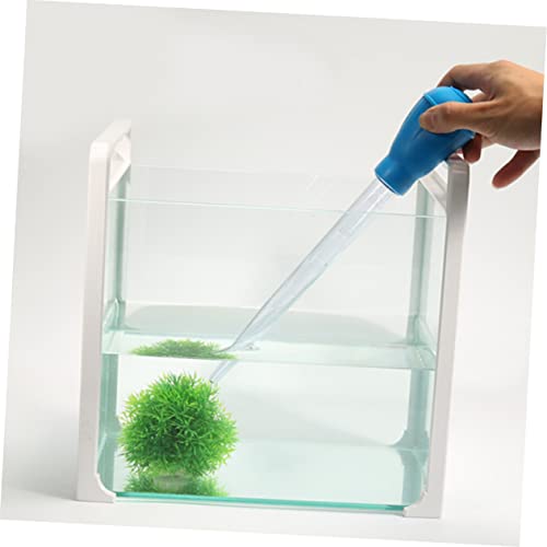 Gatuida Manual Suction Device Aquarium Cleaning Waste 30ml Pipette Dropper Fish Tank Feeder