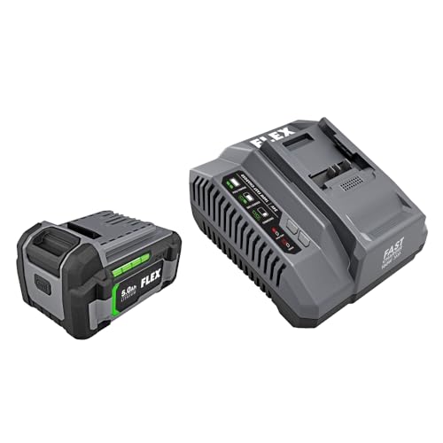 FLEX 24V Lithium-Ion Starter Kit with 5.0Ah Lithium Battery and 160W Fast Charger - FX0411-1C - style: Lithium-Ion Starter Kit (5.0Ah + 160W)