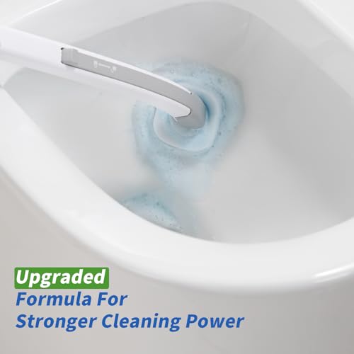 28 Count Toilet Brush Refills, Toilet Refill Pads, Disposable Toilet Brush Heads for Bathroom Cleaning - size: 28 Refills