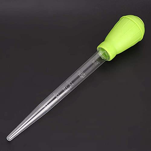 Fish Pipette Dropper Mini Manual Water Changer Aquarium Gravel Cleaner Waste Remover Changer Aquarium Dropper Pipette Feeder Water Transfer(Green) - color: Green