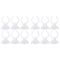 Uonlytech 12 Pcs Aquarium Water Clamp Holder Fish Tank Fixed Clip with Suction Cup 1.57X1.77X1.18In Durable Plastic for Secure Tube Management