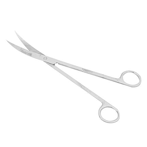 Semme Stainless Steel Plant Scissors for Aquarium Fish Ergonomic and Effortless Trimming Tool (Bend shears) - size: Bend shears
