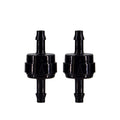 Automotive Oil Line Spring & Vacuum Check Valves, PA66 Material, 1/8" to 5/16" Sizes, High Temperature & Corrosion Resistance (3/16" x 2 PCS) - size: 3/16"