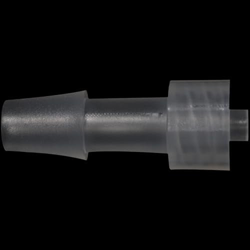 10PCS Public Luer Lock 1/4 inch Polypropylene Hose Connector 6.8mm Luer Female Connector Syringe Extension Tube Dispensing Valve Connector for Aquarium Equipment Laboratory