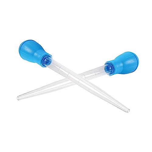POPETPOP 2Pcs Manual Fish Tank Cleaner Kit Aquarium Pipette Dropper for Waste Removal and Water Change Durable Coral Feeder Tool for Easy Aquarium Maintenance