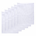JIHAQUA Aquarium Filter Bags Large - Reusable Fish Tank Filter Media Mesh Bags with Plastic Zipper (7.5 x 12 inch (6 Pack)) - size: 7.5 x 12 inch (6 Pack)