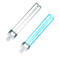 9W UV Light Bulb, Outdoor Pond UV Light Clarifier Compatible with JUP-01 UVE9 CF400 CF500 UVCP-9, Light for Fish/TurtleTank/Aquarium, 2 PCS 9W Pond Lights for G23 Base - size: 9W-UVLB-2P