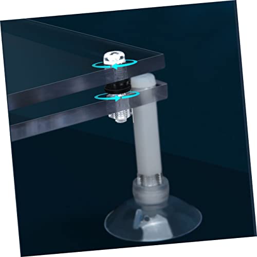 Aquarium Submersible Pump Support Stand Double Shockproof Holder for Fish Tanks Water Pump Rack Noise Reduction and Stability Features - size: 12X10X3.5CM