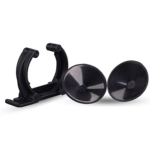 Pomya No Drill Heater Holder Clips | Strong Suction Cup Mount for Aquarium Heating Rods and Pipes