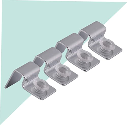 YARNOW Fish Tank Lid Support Clip Holder Set 6mm Stainless Steel Aquarium Glass Cover Accessories - size: Size 1