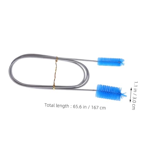 OUNONA 4pcs Double Aquarium Cleaning Brush Spring for Efficient Fish Tank Maintenance for Various Depths Deep Sea