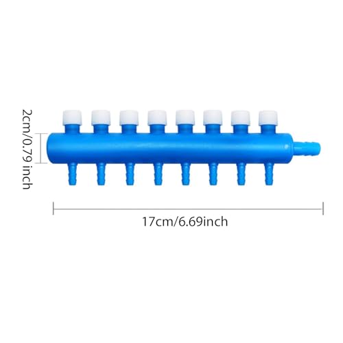 Aquarium Air Control Valve, Practical Air Pump Connector, Fish Tank Accessory, Multi-Port, 8 Way - size: 8 Way