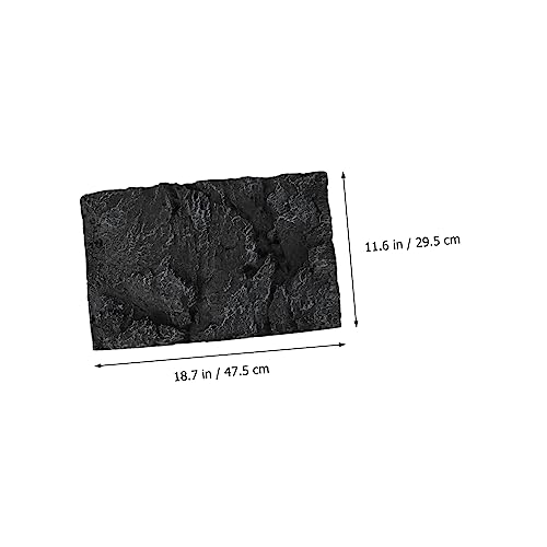 3D Aquarium Background Board Rock Tank Decor Tank Background Fade-Resistant 45x28 Inches