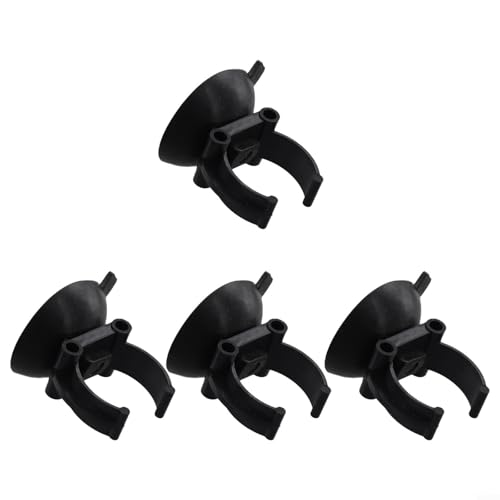 4/8 Pcs Aquarium Heater Suction Cups Clips 35mm Replacement Fish Tank Thermostat Holders Heaters for Bars Black Resin Clamps Fit 2.5cm Tubes(8pcs) - size: 8pcs