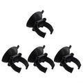 4/8 Pcs Aquarium Heater Suction Cups Clips 35mm Replacement Fish Tank Thermostat Holders Heaters for Bars Black Resin Clamps Fit 2.5cm Tubes(4pcs) - size: 4pcs