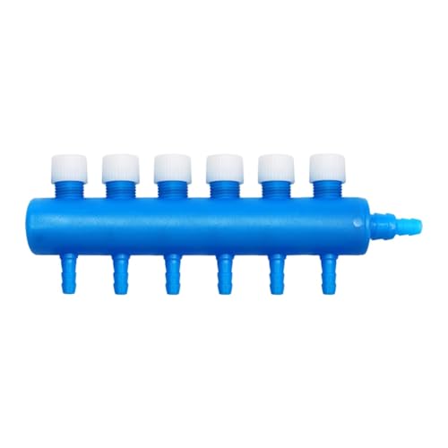 Aquarium Air Control Valve, Practical Air Pump Connector, Fish Tank Accessory, Multi-Port, 6 Way - size: 6 Way