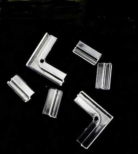 Aquarium Lid Clips Universal Lid Clips for Rimless Aquariums Rimless Clips/Fish Tank Glass Cover Clip Support Holder/Fish Tank Brackets Clip Hanger 6mm