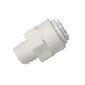 10-Piece 1/4" Male Thread to 5/16" Quick Connect Adapters - Straight RO Water Filter Fittings for Reverse Osmosis System - style: straight male 1/4 to 5/16 o.d.