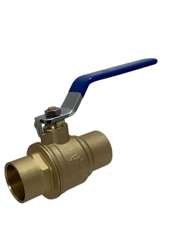 XFITTING 1 Inch Sweat Ball Valve, 10 Pieces - size: 1" Sweat