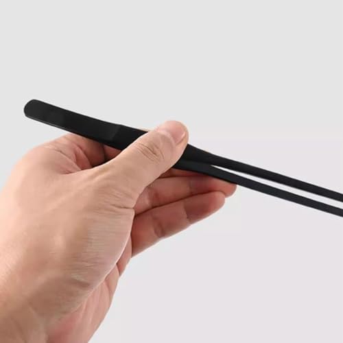 Aquatic Tweezers Set 27cm Steel Straight & Curved for Aquarium Planting and Reptiles Feeding Tool Aquascaping Plant Tweezers