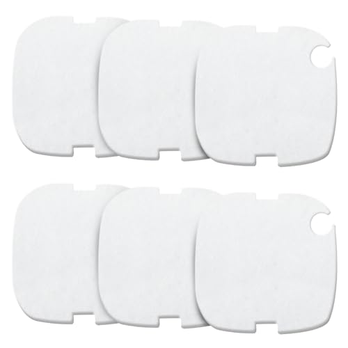 Rite Size S Canister Aquarium Polishing Filter Pads Fits for MarineLand C-Series and Magniflow'160 & 220 Canister Filters, Aquarium Filter Media Screens Out Fine Particulates -6 Pcs - size: Rite Size S