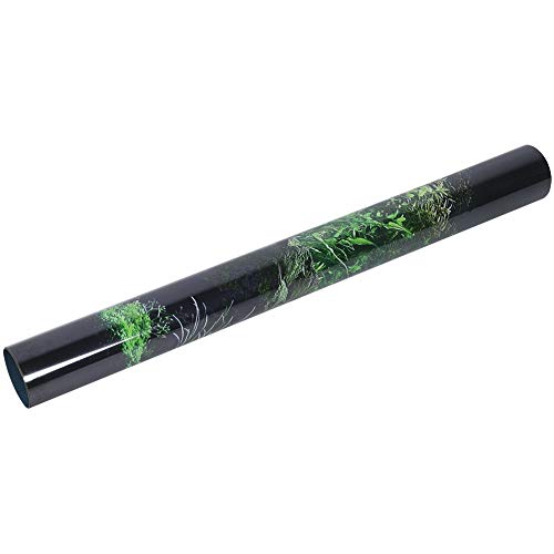 Aquarium Background Sticker, 3D Effect Underwater Seaworld Backdrop Decorations Poster, DIY Aquarium Fish Tank Seafloor Water Grass Background Painting PVC Sticker for Aquarium Fish Tank(122*46cm) - size: 122*46cm